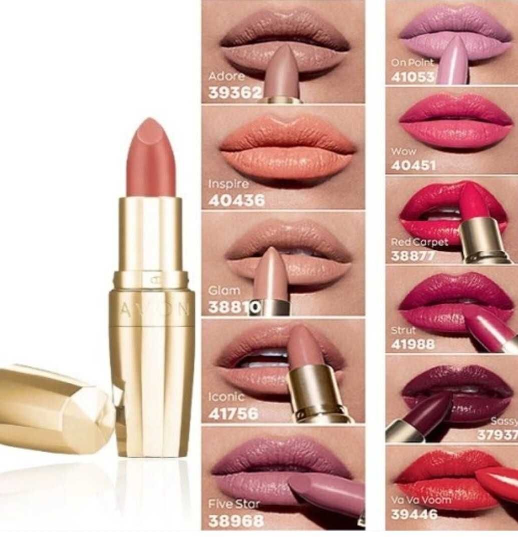 Szminka pomadka do ust Avon Creme Legend ADORE folia