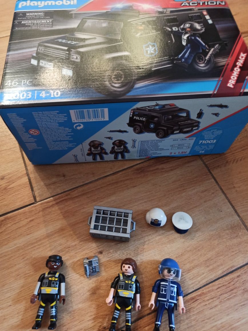 Playmobil jednostka specjalna motor policja