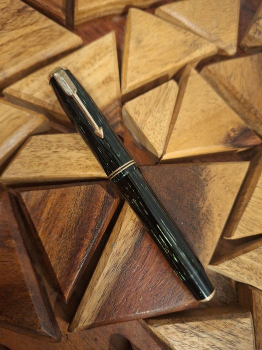 Parker Vacumatic green wave - pióro wieczne vintage