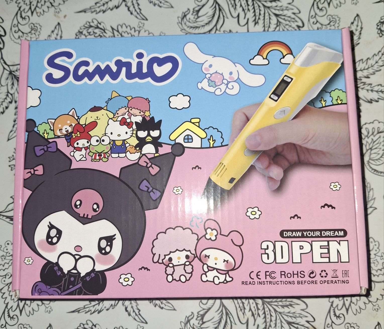 Długopis 3D kuromi hello Kitty