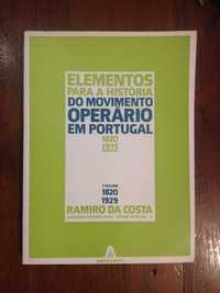 Elementos para a história do movimento operário em Portugal 1.º vol.