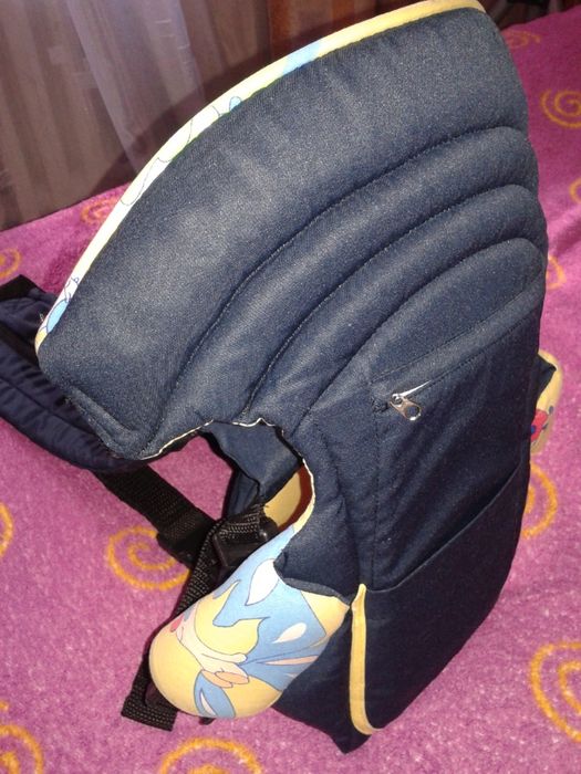Кенгуру-рюкзак для дитини з ортопедичною спинкою