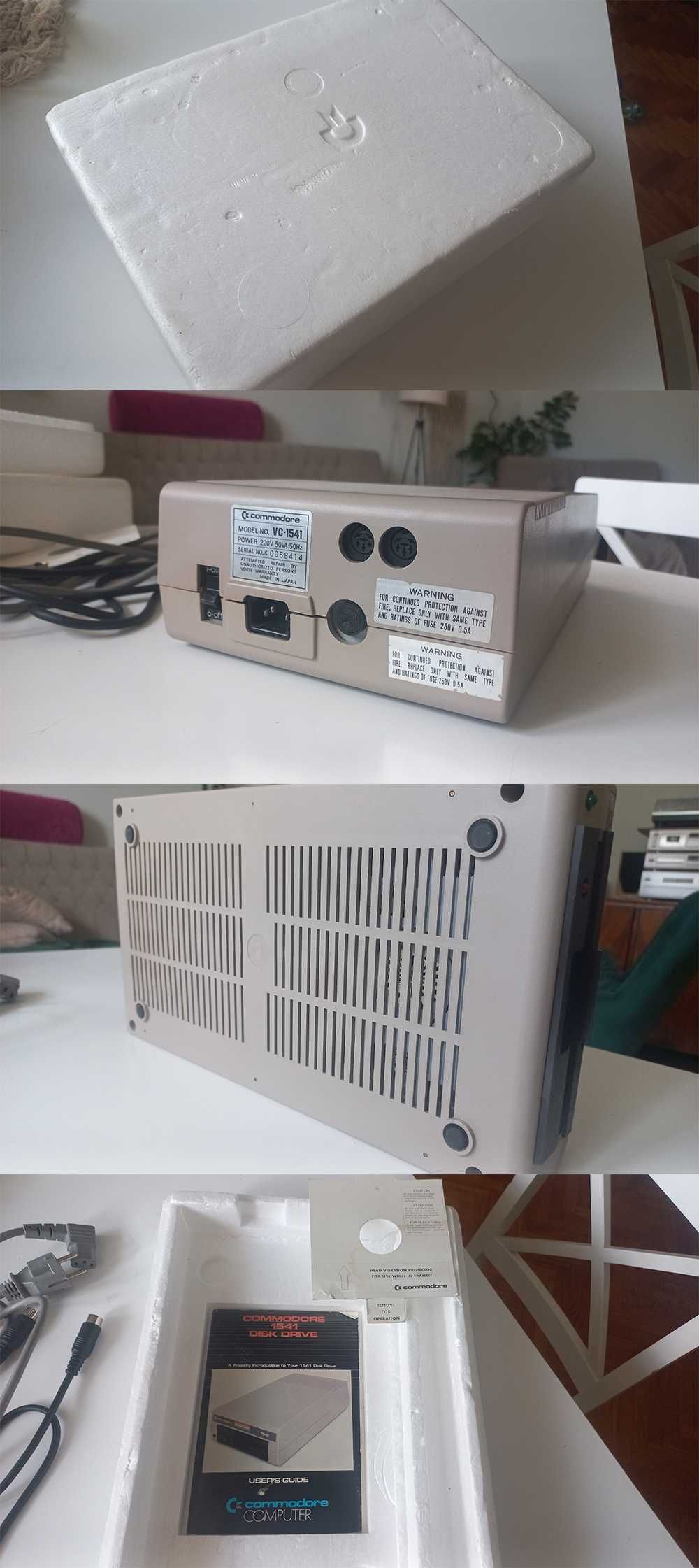 Stacja dysków commodore 1541 karton dodatki piękny stan