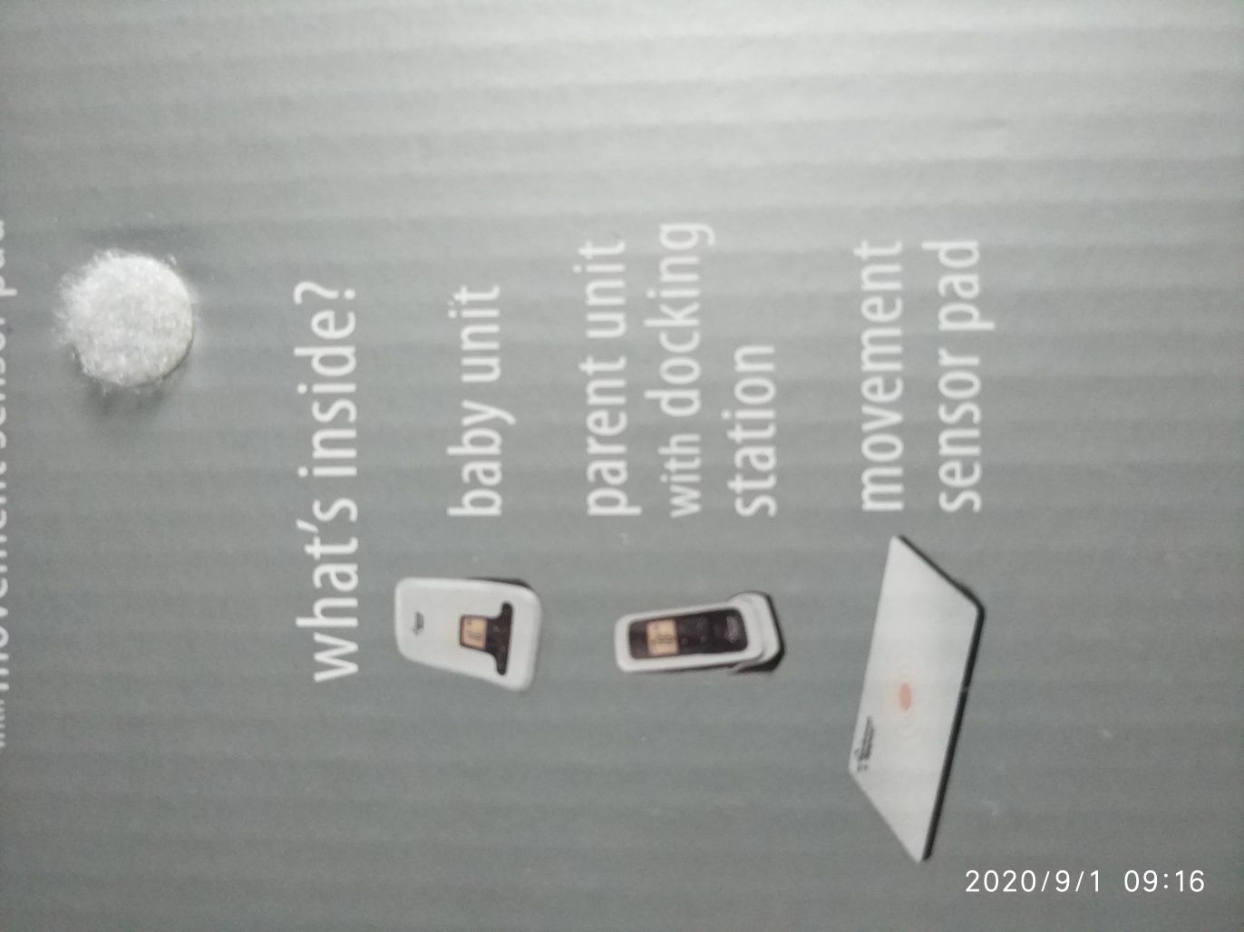 Niania elektroniczna sensor oddechu tommee tippee