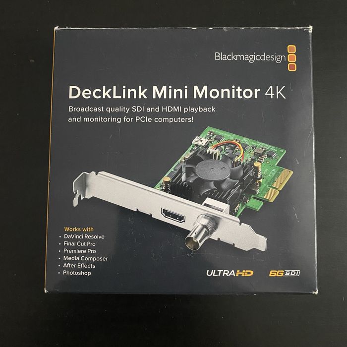 Внутрішня плата Blackmagick Decklink Mini Monitor 4K