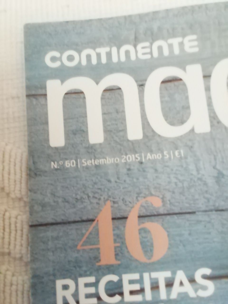 Revistas Continente de 2014 e 2015
