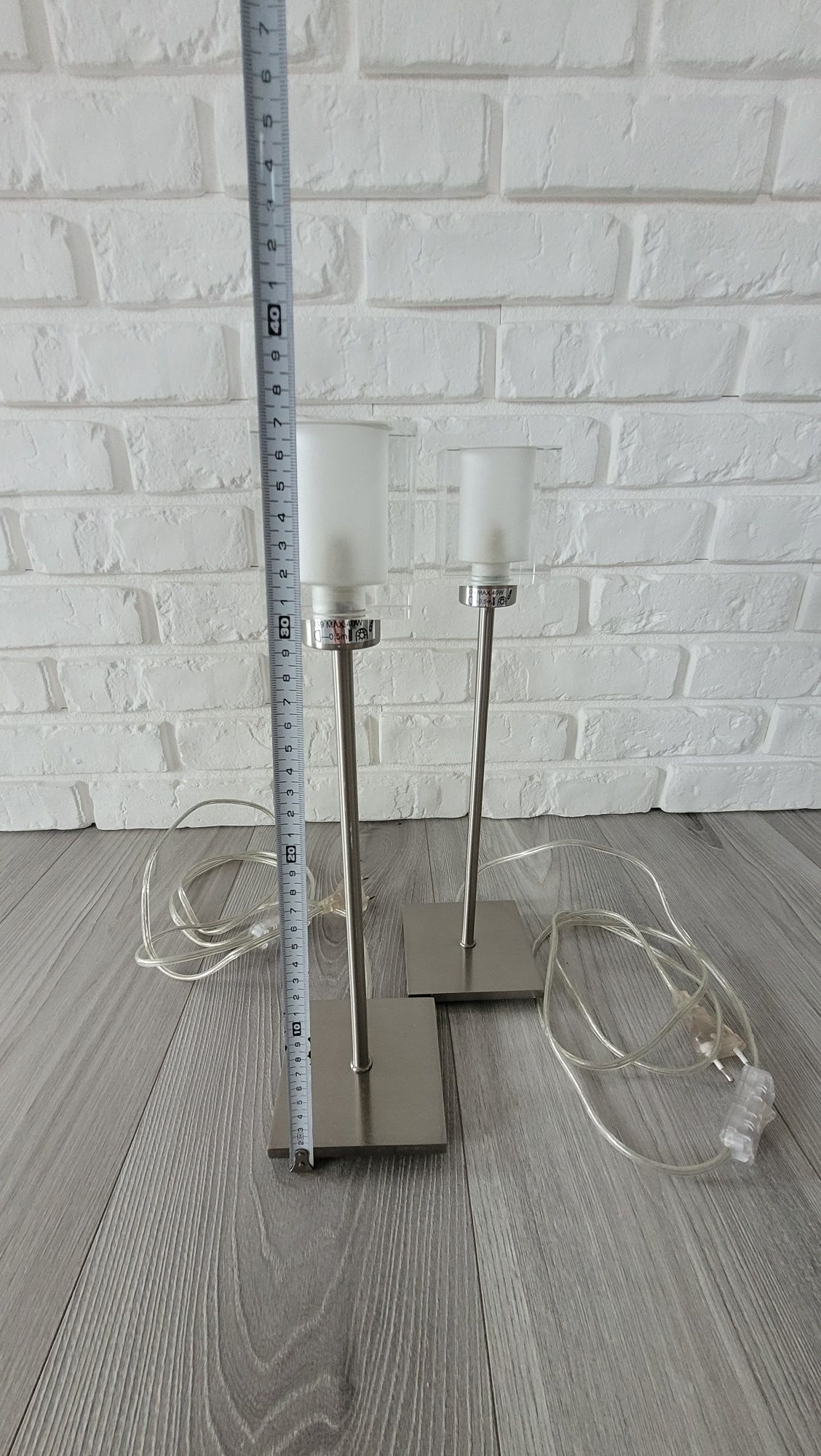 Lampka nocna szklana + gratis