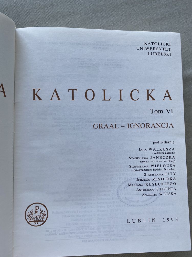 Encyklopedia Katolicka t.6