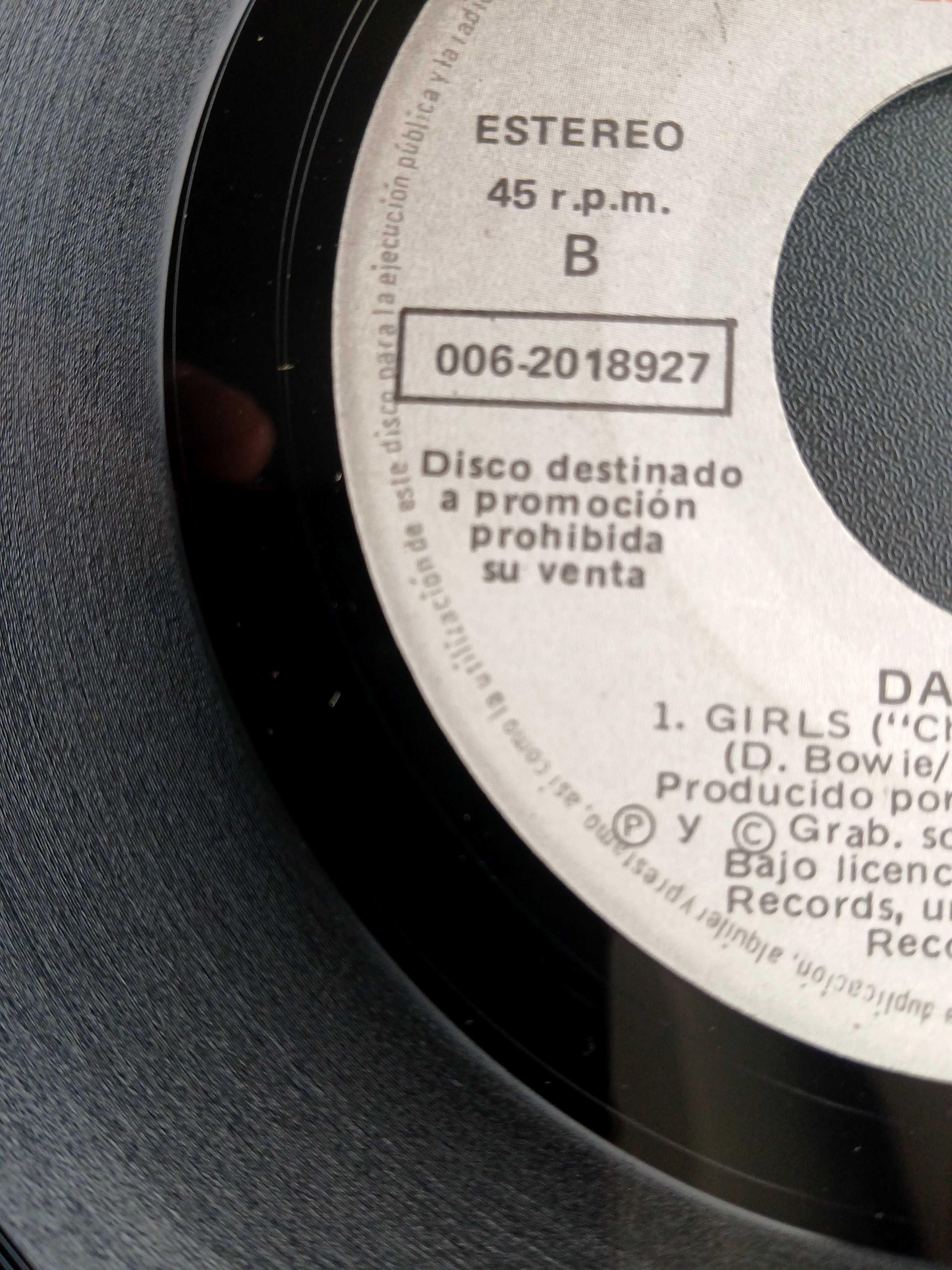 DAVID BOWIE Vinil raro para colecionadores