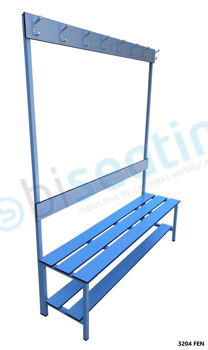 BANCO BALNEÁRIO ALTO COM COSTA E CABIDES P/ GINASIO/ESCOLAS/FÁBRICAS