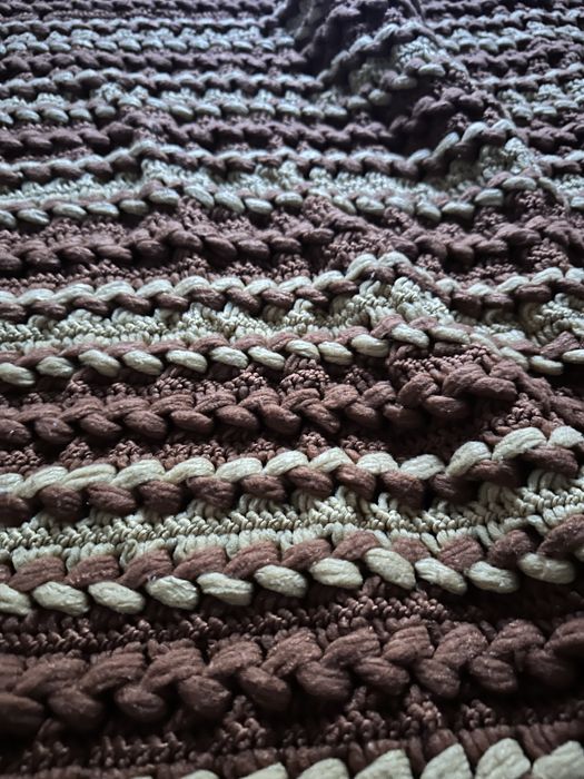 Narzuty na łóżko i fotele Handmade 3 szt.