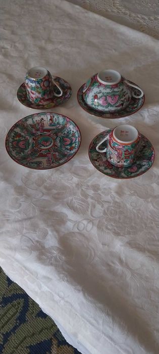 Chávenas de porcelana chinesa