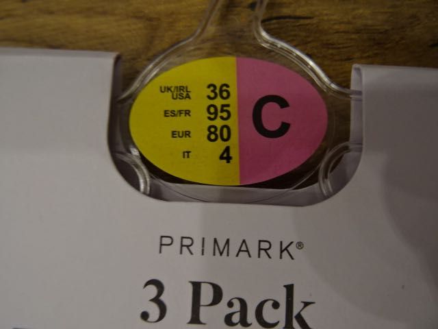Primark biustonosz koronkowe nowe 3 szt 80 C