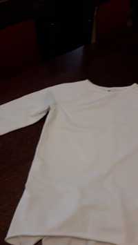 Biała dresowa tuniczka na 164