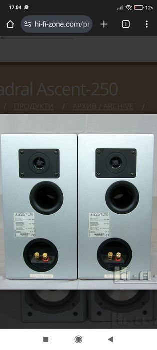 Мощные колонки Quadral ascent 250