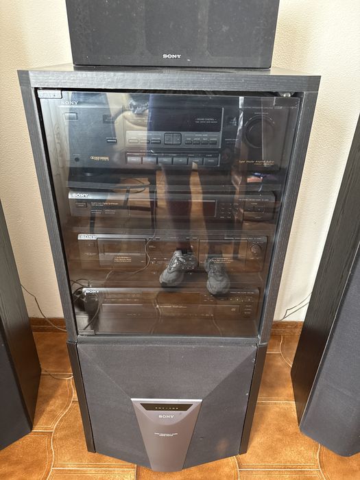 Aparelhagem sony completa- sistema HI-FI 5.1