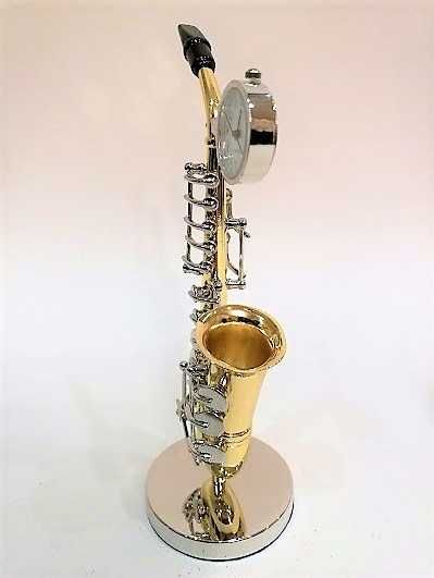 saksofon z zegarkiem SAX ZEBRA Music ZEG031G miniatura sax