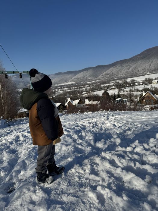 Курточка Zara на хлопчика холодна осінь тепла зима 3-4 роки