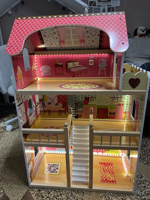 Ляльковий будинок, іграшковий будинок для ляльок дерев’яний