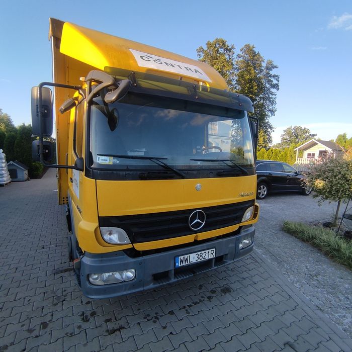 Mercedes Atego 1222, faktura VAT cena brutto,, winda, firanka, plandek