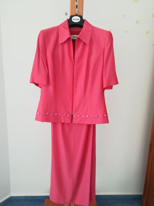 Eva Minge Komplet żakiet ze spodniami roz 40