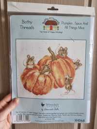 Набір для вишивки Pumpkin, Spice And All Things Mice Гарбузи і миші