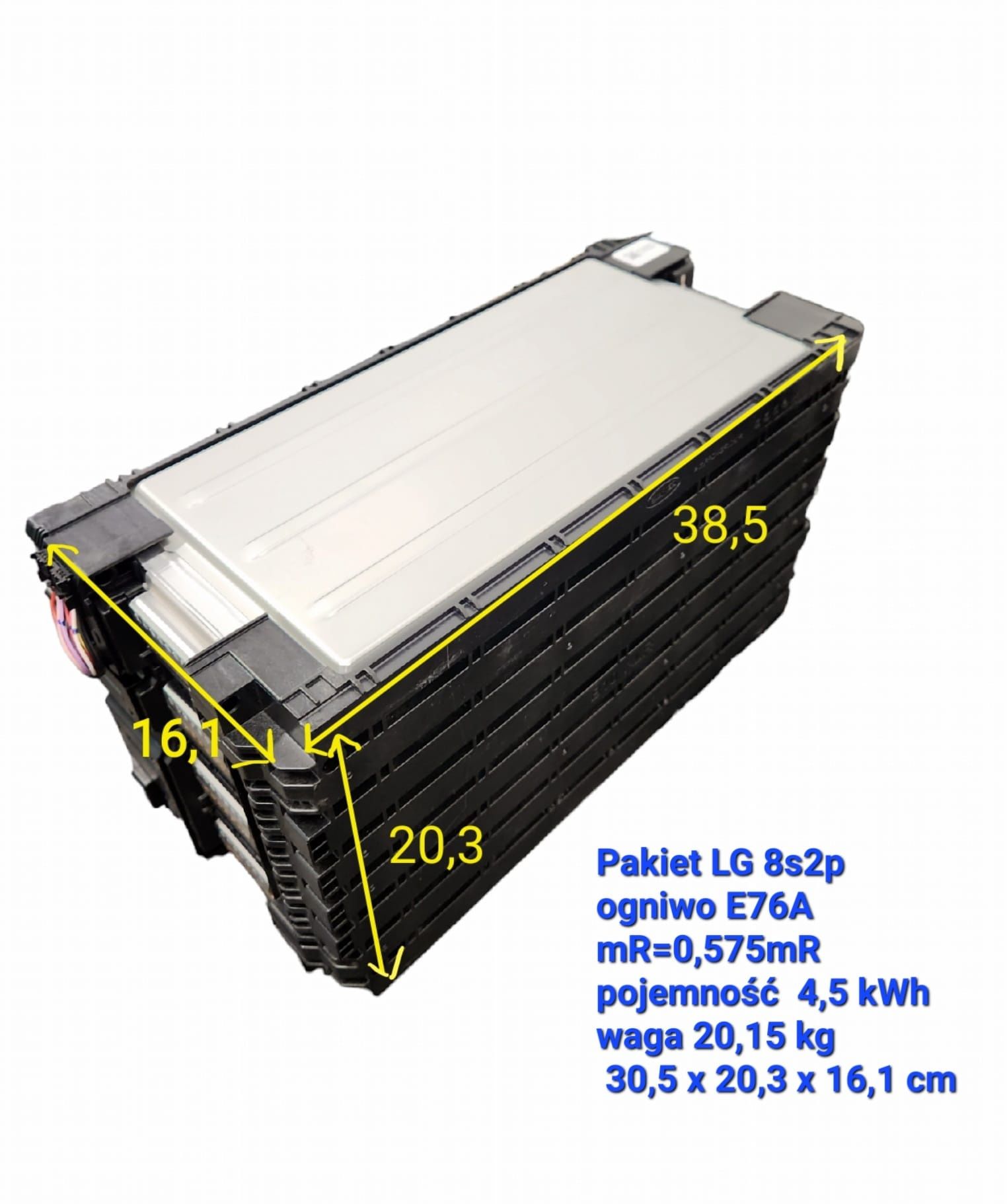 Akumulator Li-ion 8s2p  4,5 kWh  / Bank , magazyn energii , Nowe