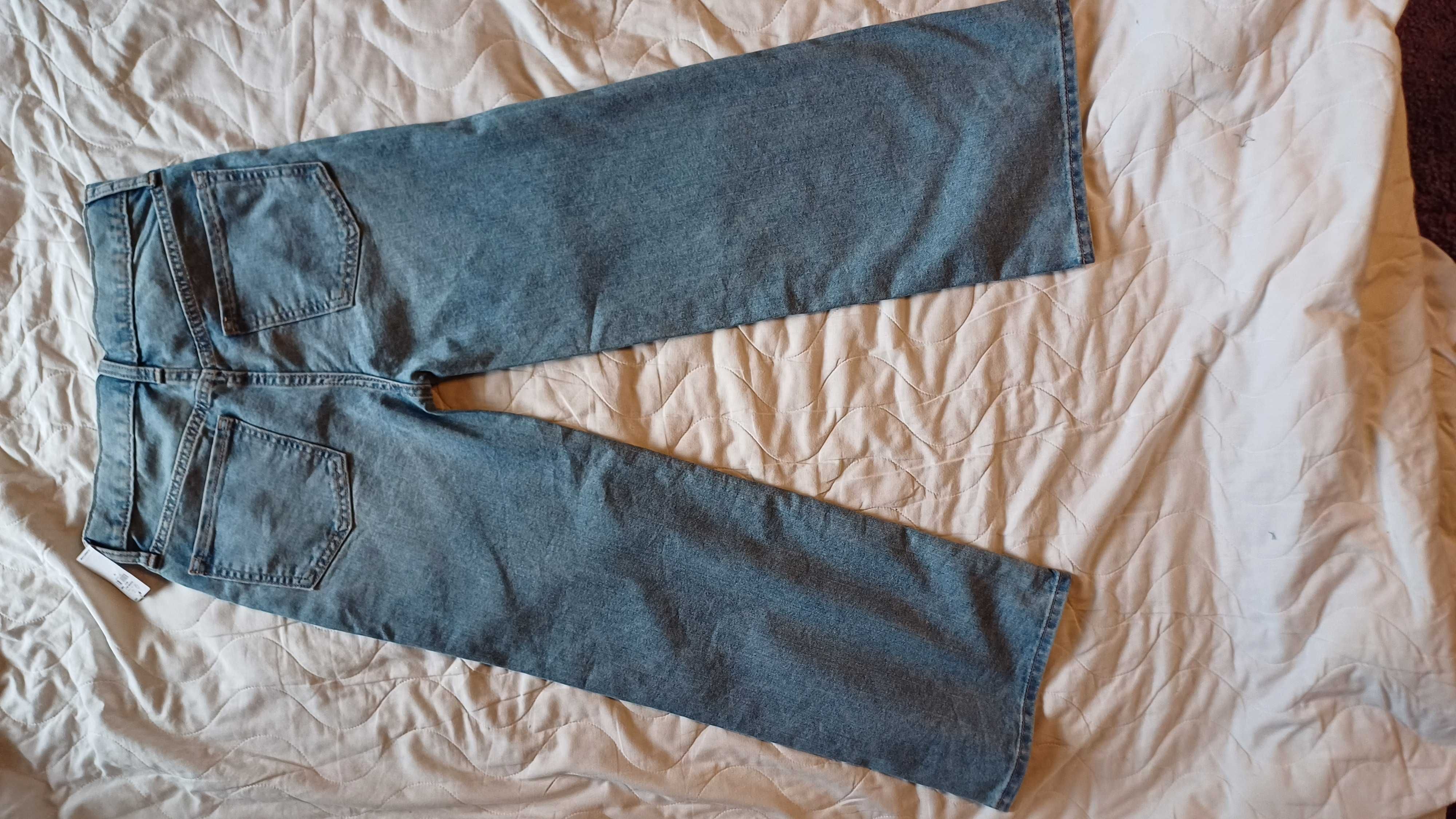 Spodnie OLD NAVY, jeans, Buggy Wide Leg, size 12, dziecięce.