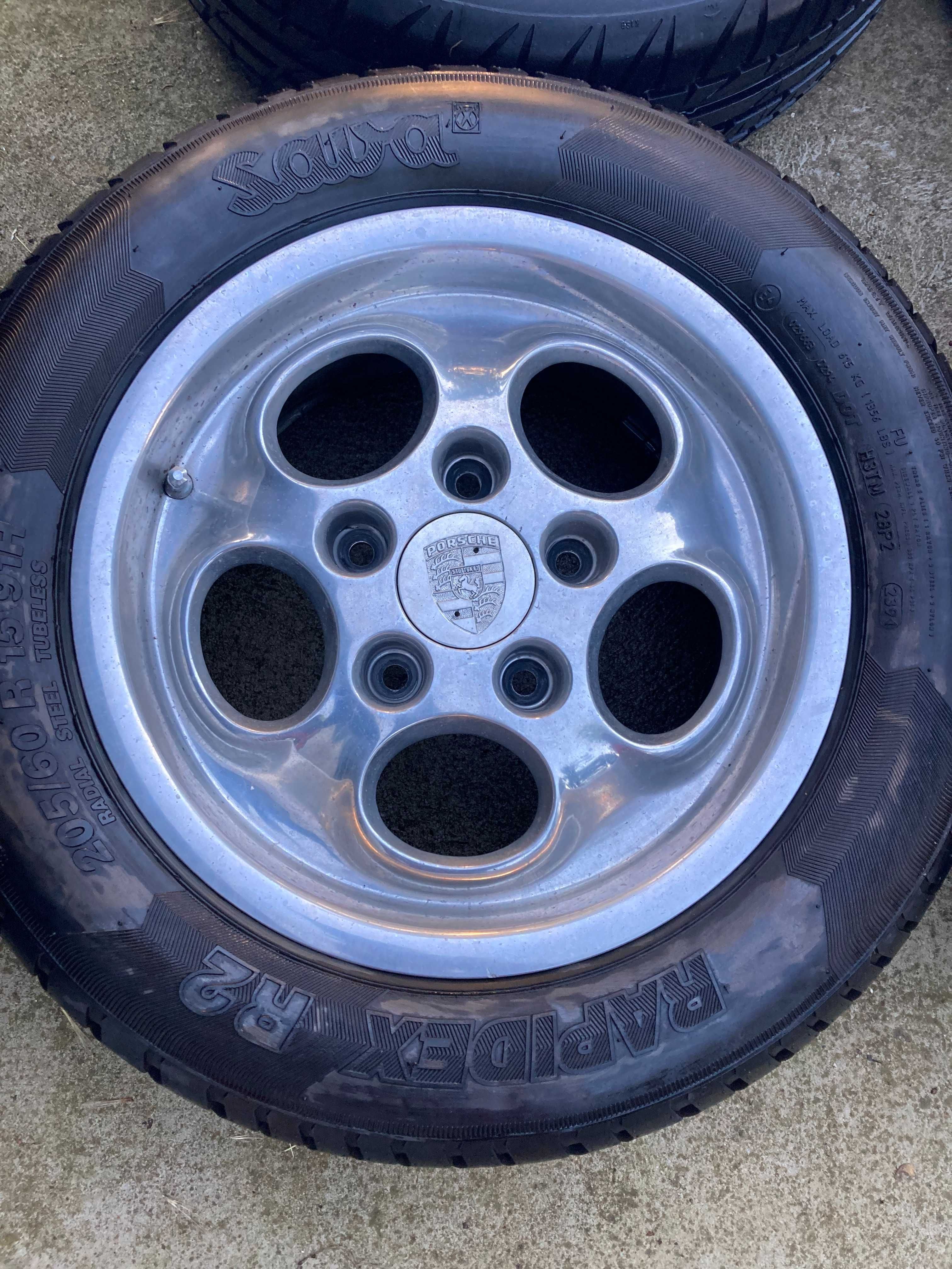 Polerowane Porsche Felgi Telefondial 924s 944 OEM (ATS) 6Jx15 i 7Jx15