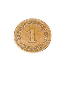 1 Reich Pfennig 1898 r. F