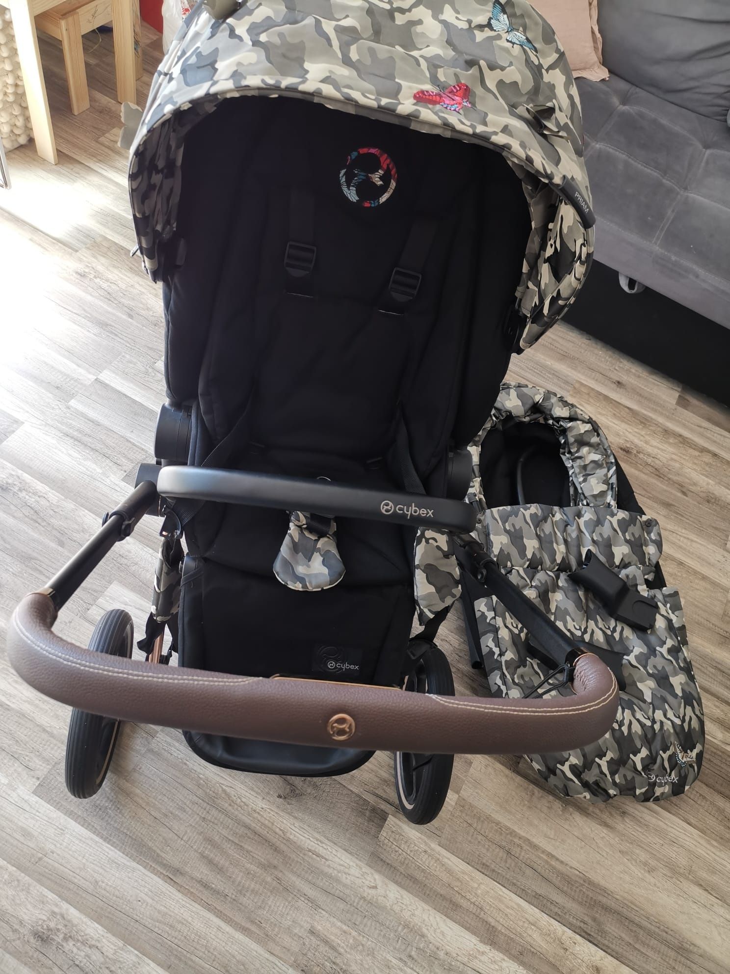 Wózek Cybex Priam 2.0 zestaw z dodatkowym  nowym siedziskiem