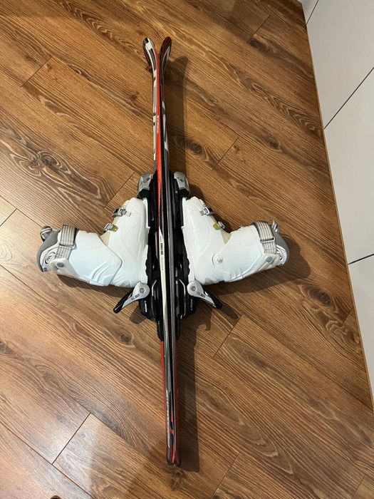 Buty narciarskie rozmiar 36 + narty dlugosc 130 cm
