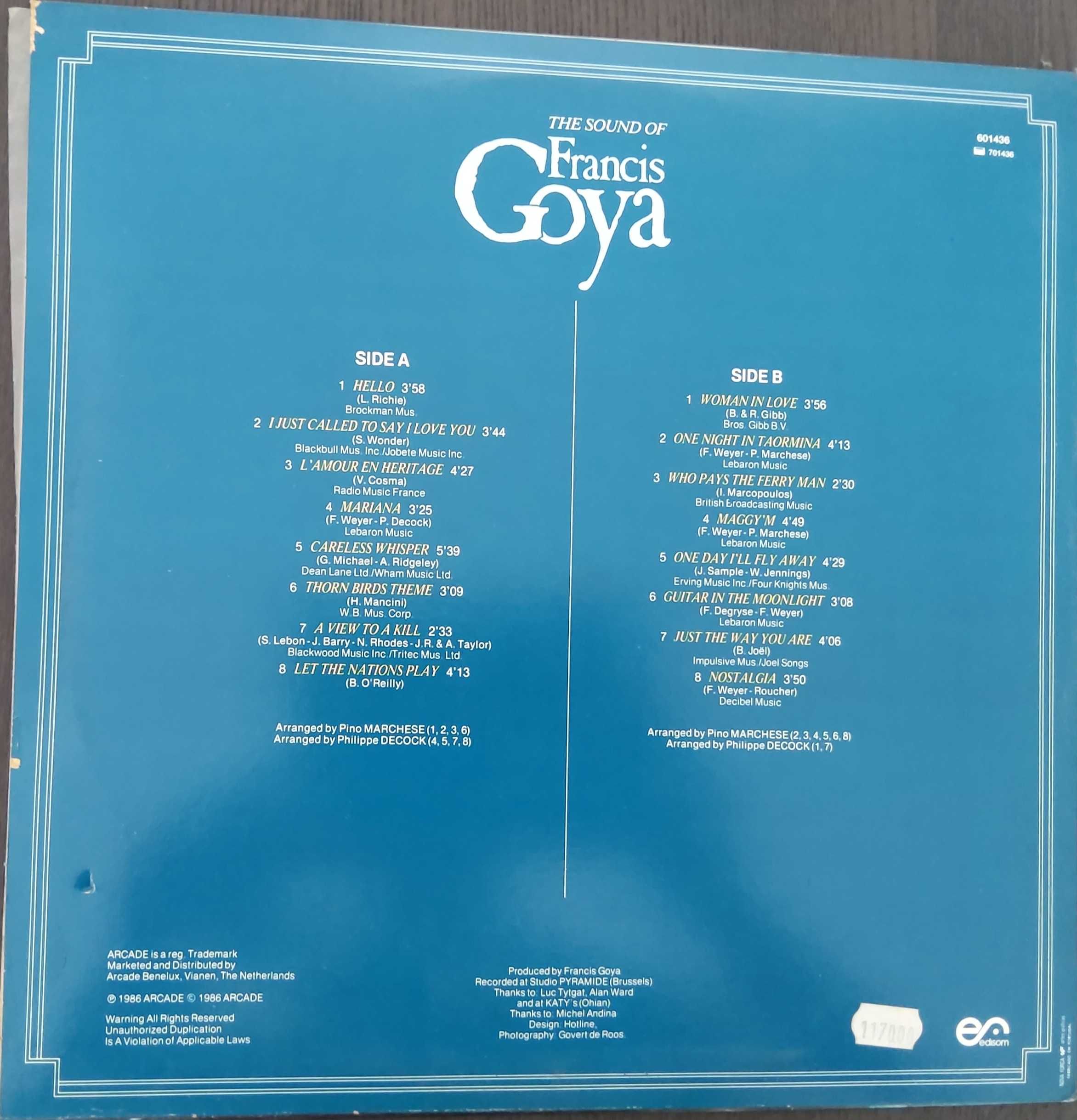 Vinil Lp - Francis Goya - The Sound Of