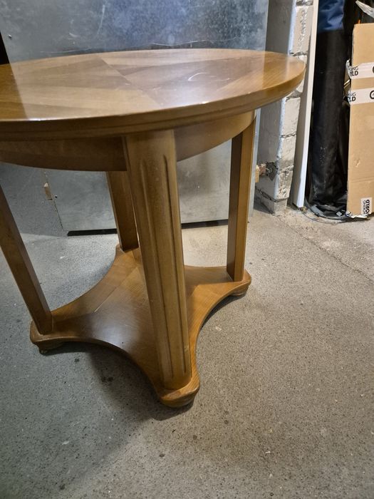 Stolik kawowy z drewna