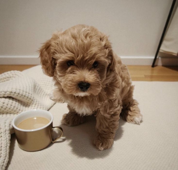 Chłopiec Maltipoo