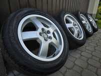 Felgi z oponami 205/55R16 VW New Beetle 5x100 Golf 4 Audi A3 Leon
