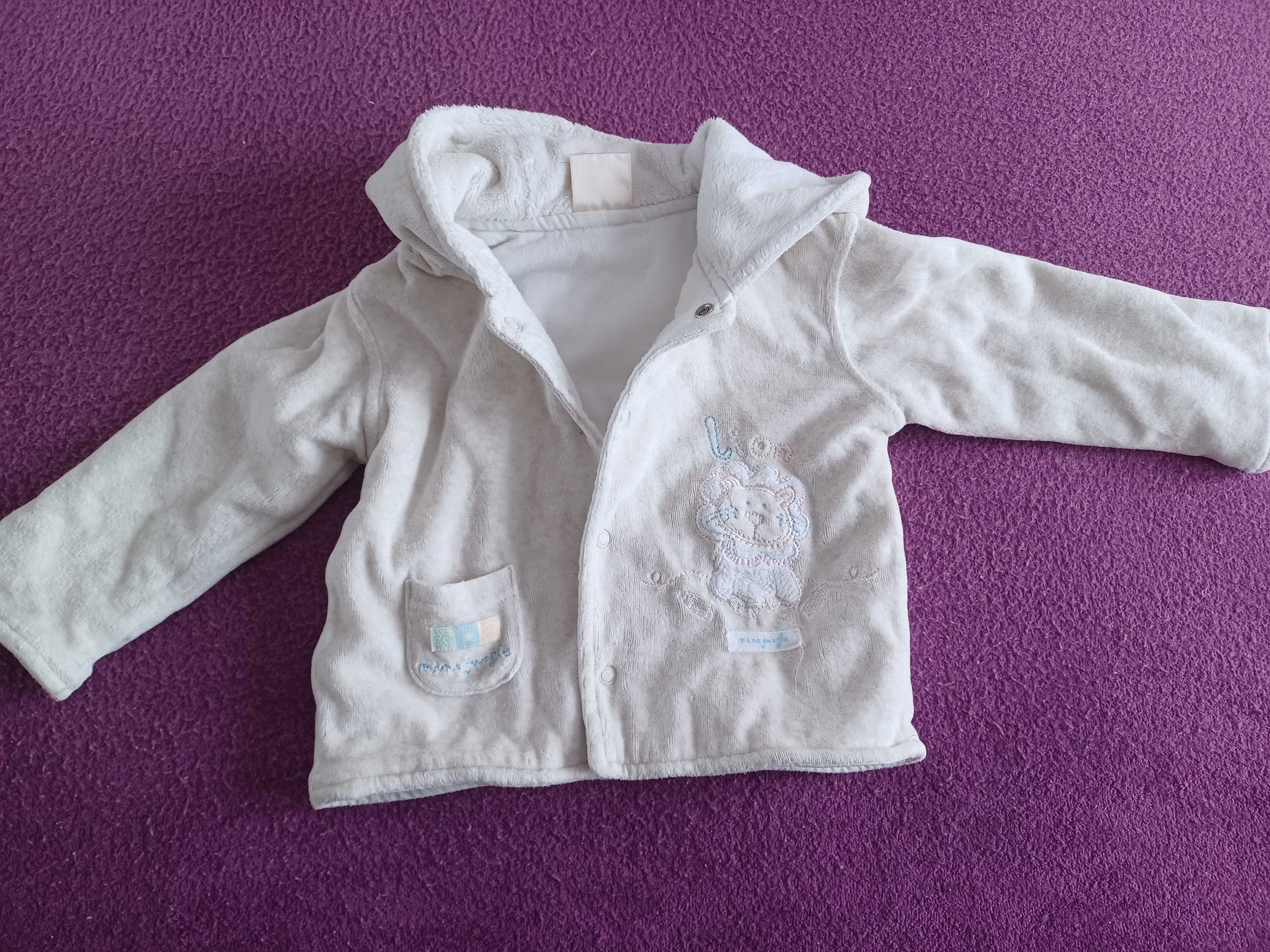 Gruba bluza kurteczka na 6-9 m