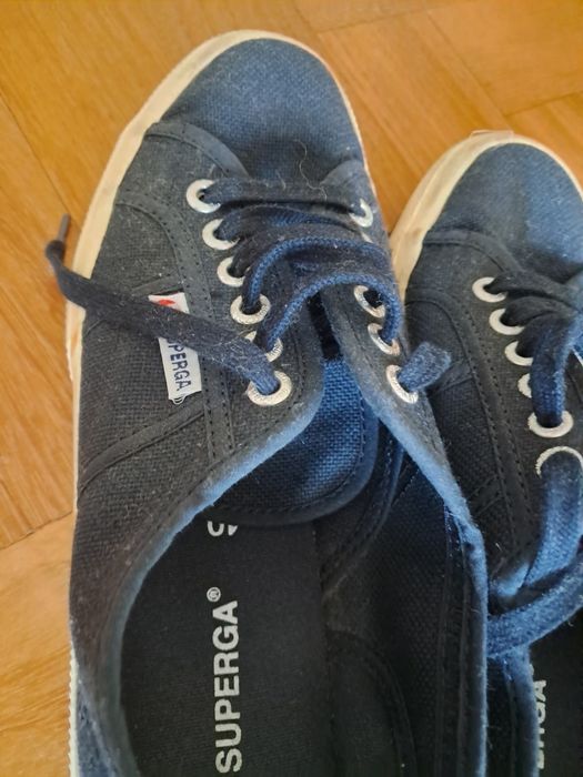 Sapatos superga azuis