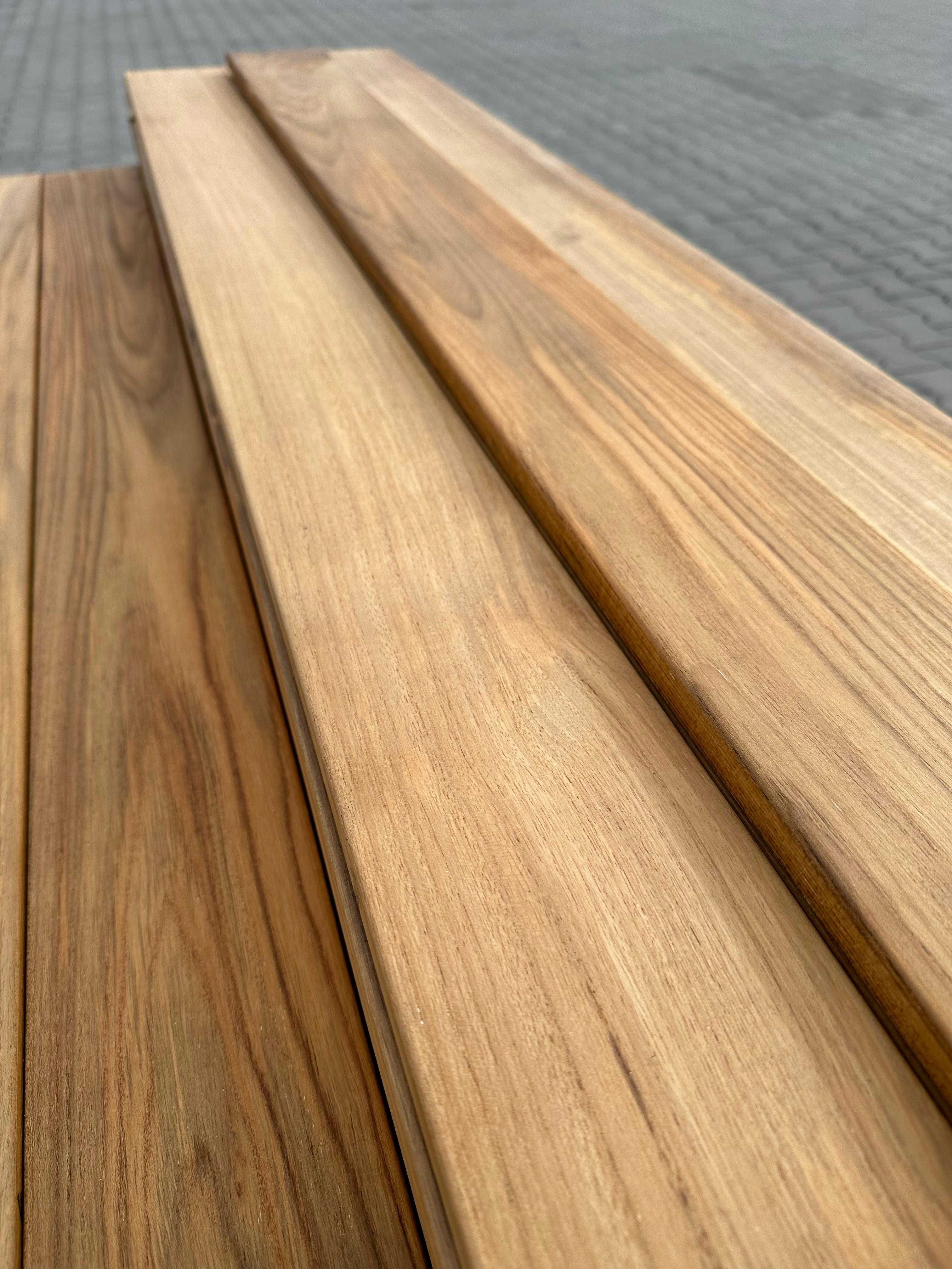 Deska tarasowa Teak 20x90/120x1500mm  Fas KD