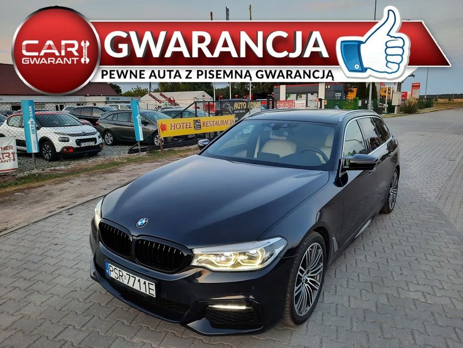 BMW Seria 5 Bezwypadkowa BMW 5 520d G31 Kombi 2018 2.0D 190KM Skóry Navi Panorama