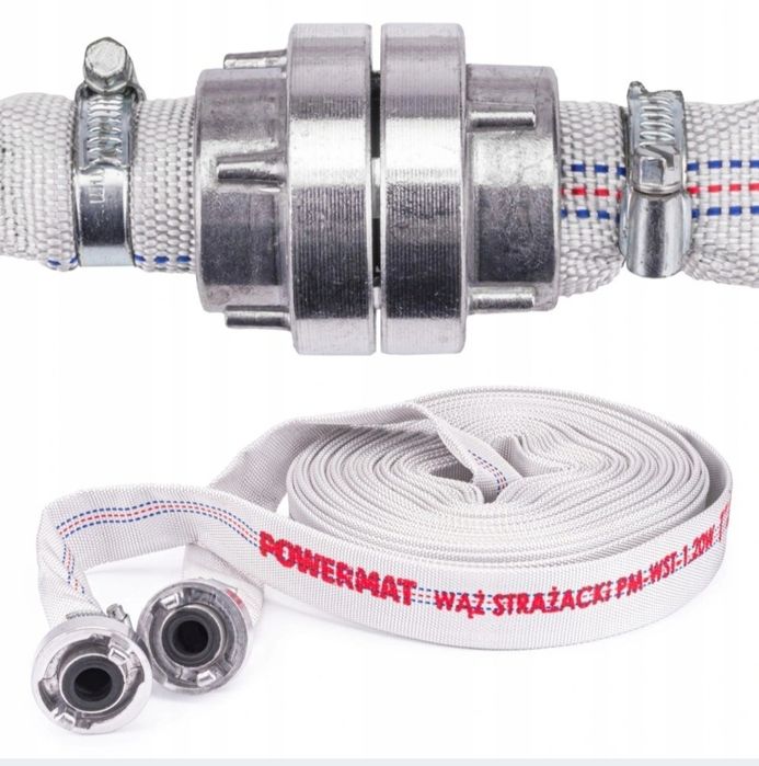 Wąż S1" 30m Wąż strażacki do podlewania BRUDNEJ WODY MOC