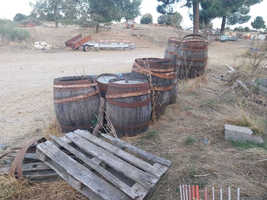 Barricas de madeira