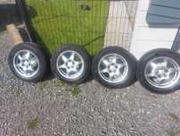 Felgi aluminiowe RIAL 15" 5x110 + opony Hankook Kinergy Eco 2 -4 szt