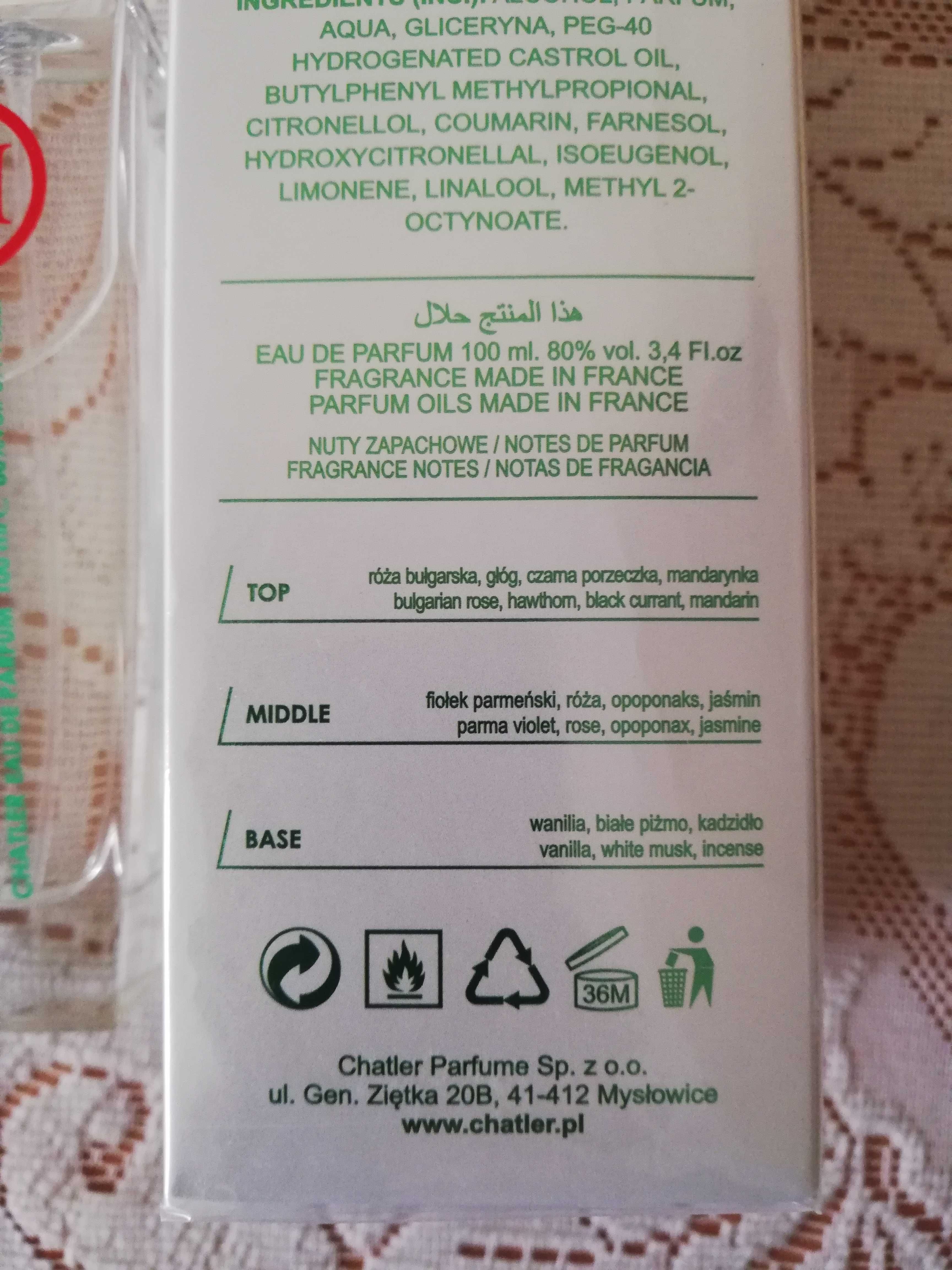 Perfum damski 100 ml.