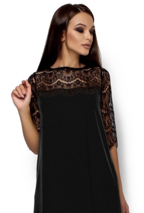 Платье черное размер S