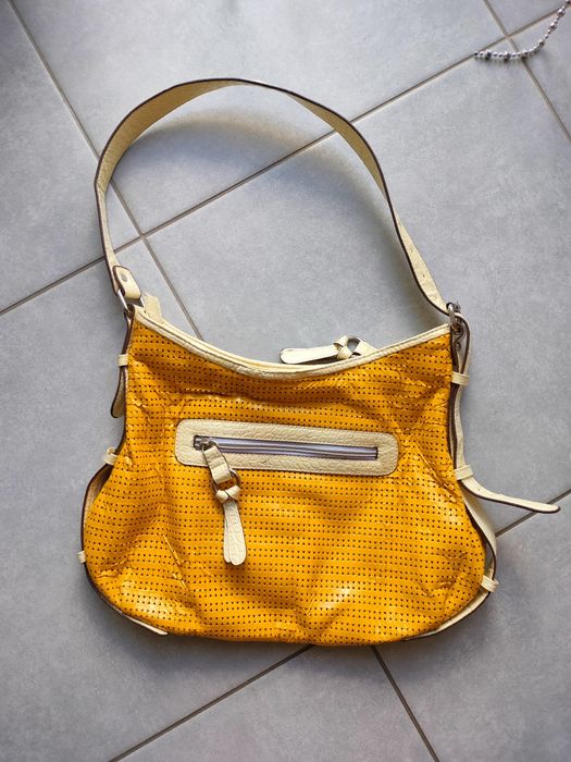 Żółta torebka damska torba