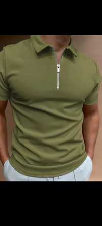 Рубашка-поло мужская однотонн..
Army Green, XL