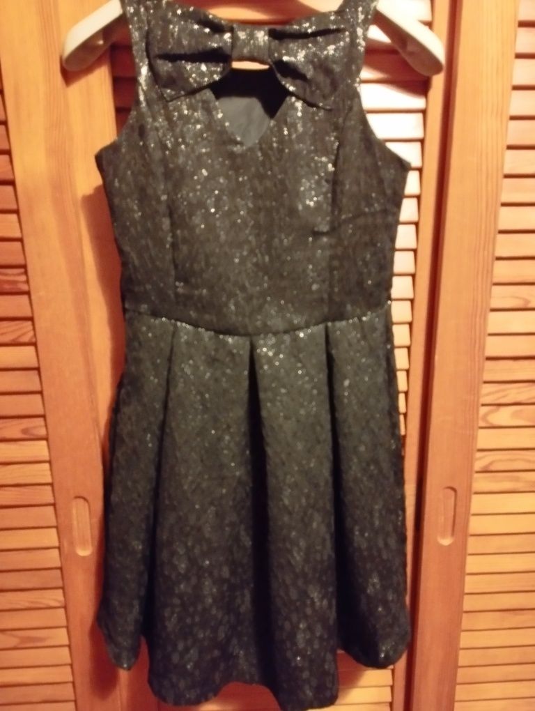 Vestido de festa preto menina