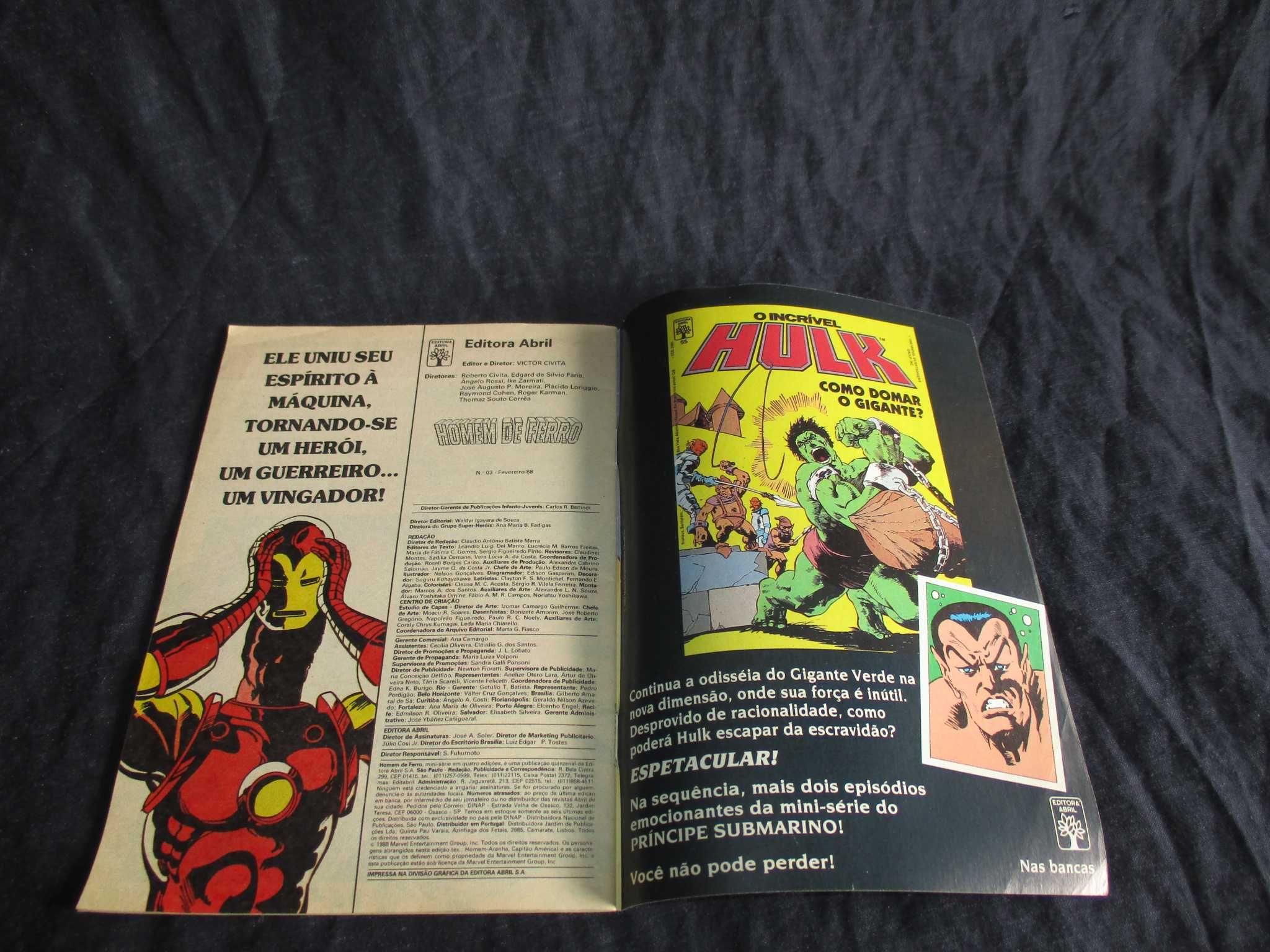 Livros BD Homem De Ferro Mini-Série Quinzenal