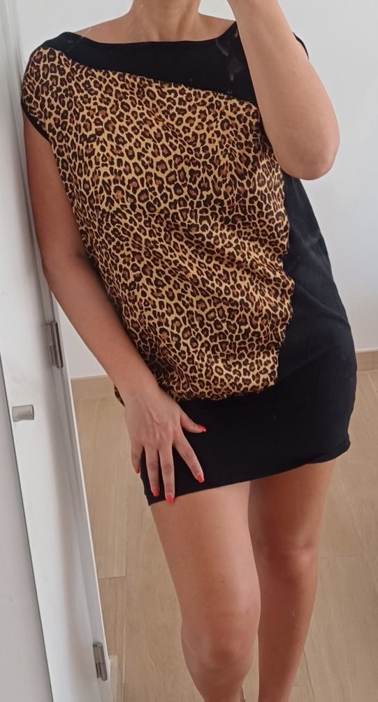Vestido/top leopardo da intimissimi - M